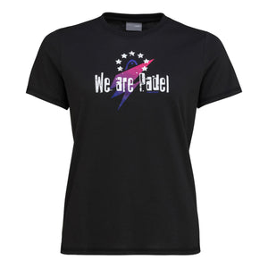 T-shirt Head Wap Star Femme Noir