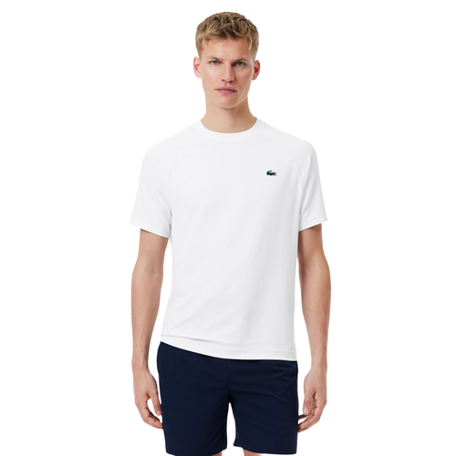 T-shirt Lacoste Sport Ultra Dry Stretch Blanc - Esprit Padel Shop