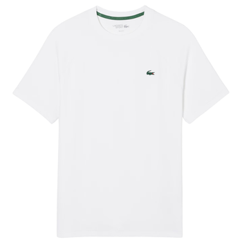 T-shirt Lacoste Sport Ultra Dry Stretch Blanc - Esprit Padel Shop