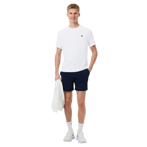 T-shirt Lacoste Sport Ultra Dry Stretch Blanc - Esprit Padel Shop