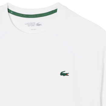 T-shirt Lacoste Sport Ultra Dry Stretch Blanc - Esprit Padel Shop