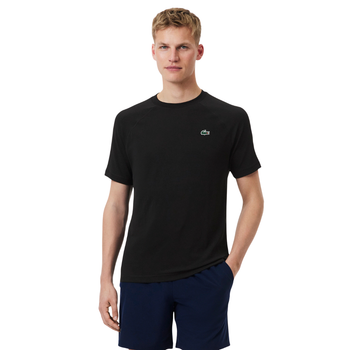 T-shirt Lacoste Sport Ultra Dry Stretch Noir - Esprit Padel Shop
