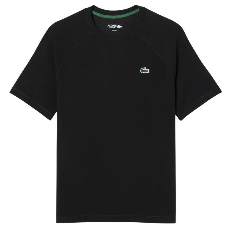 T-shirt Lacoste Sport Ultra Dry Stretch Noir - Esprit Padel Shop