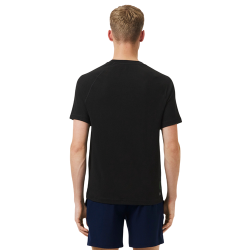 T-shirt Lacoste Sport Ultra Dry Stretch Noir - Esprit Padel Shop