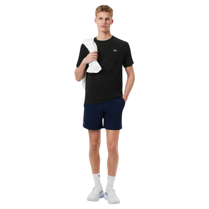 T-shirt Lacoste Sport Ultra Dry Stretch Noir - Esprit Padel Shop