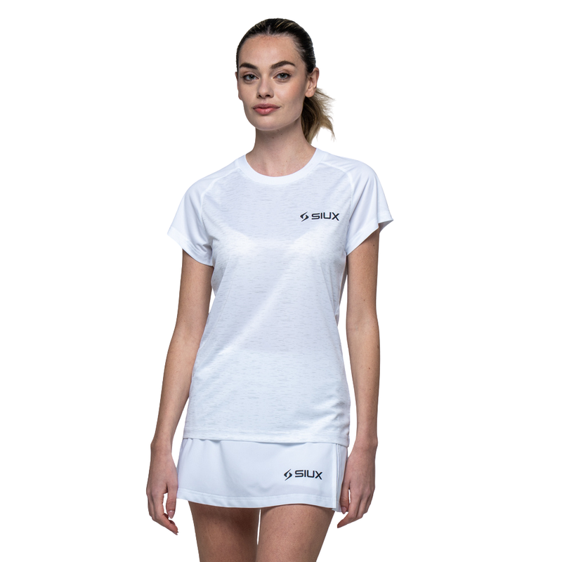 T-shirt Siux Club Blanc Femme - Esprit Padel Shop