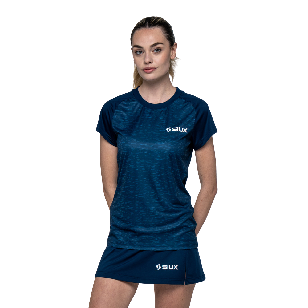 Camiseta Siux Club Azul Marino para mujer - Esprit Padel Shop