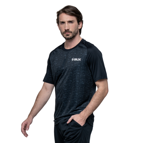 T-shirt Siux Club Noir - Esprit Padel Shop