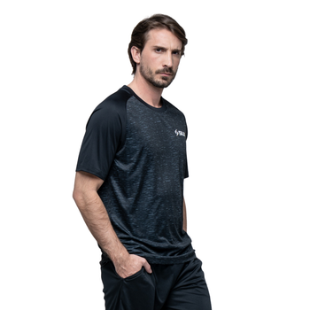 T-shirt Siux Club Noir - Esprit Padel Shop