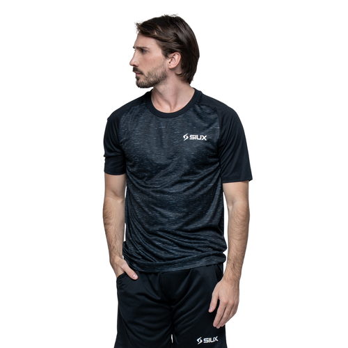 T-shirt Siux Club Noir - Esprit Padel Shop