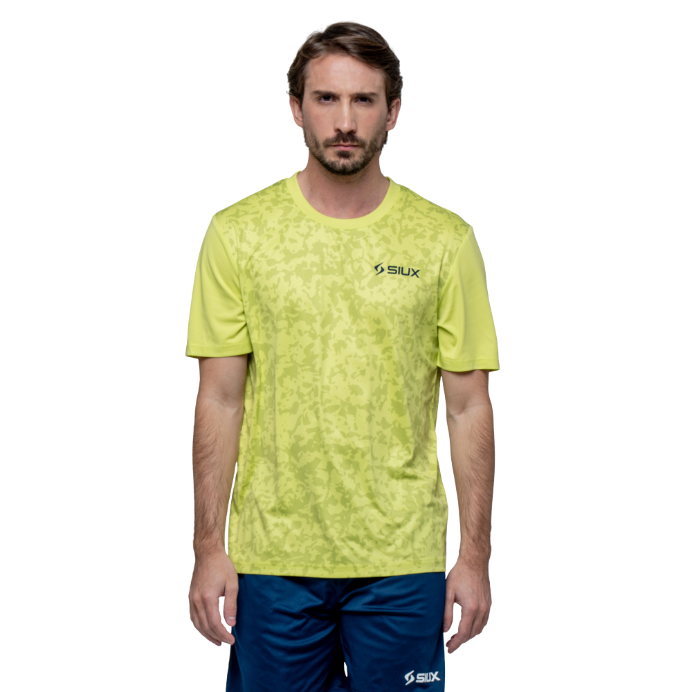 T-shirt Siux Cyber Jaune - Esprit Padel Shop