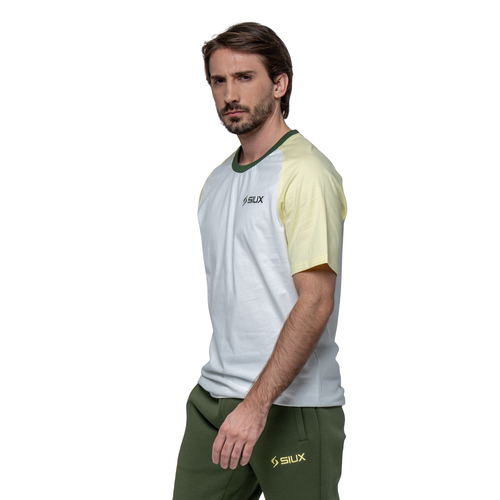 T-shirt Siux Gareh Casual Blanc Unisexe - Esprit Padel Shop