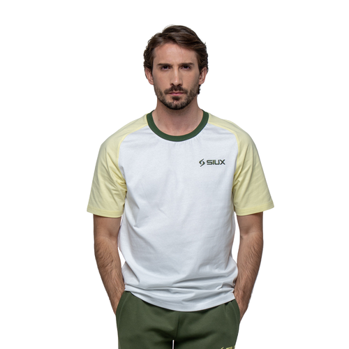 T-shirt Siux Gareh Casual Blanc Unisexe - Esprit Padel Shop