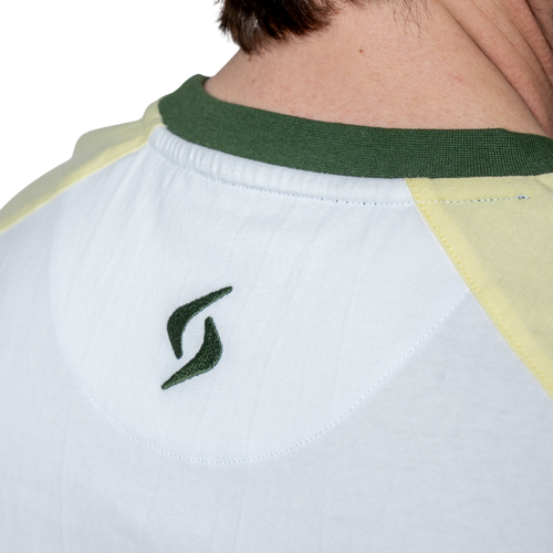 T-shirt Siux Gareh Casual Blanc Unisexe - Esprit Padel Shop