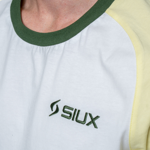 T-shirt Siux Gareh Casual Blanc Unisexe - Esprit Padel Shop