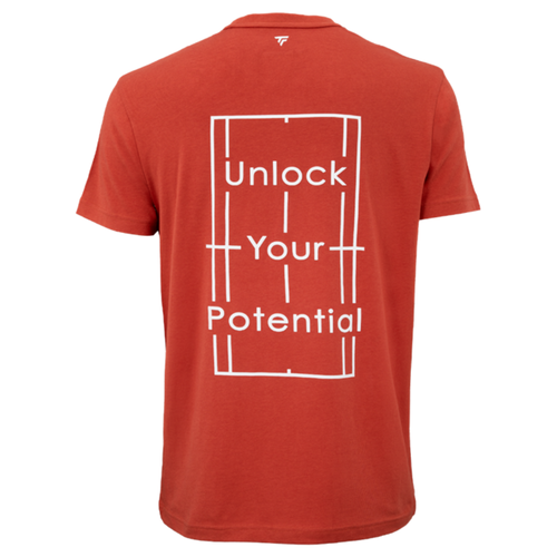 Tecnifibre Graphic Tee Red T-shirt - Esprit Padel Shop