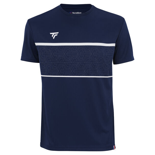 T-shirt Tecnifibre team tech marine face - Esprit Padel Shop