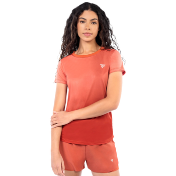 T-shirt Tecnifibre Team X-Loop Rouge Femme - Esprit Padel Shop