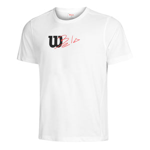 T-shirt Wilson Graphic tee blanc face - Esprit Padel Shop