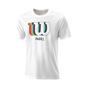 T-shirt Wilson Padel Blur Blanc - Esprit Padel Shop