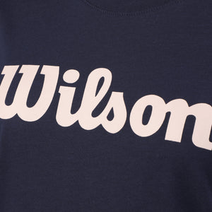 T-shirt Wilson Script Tech Tee Bleu Femme - Esprit Padel Shop