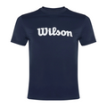 T-shirt Wilson Team Graphic Tee Script Bleu Marine