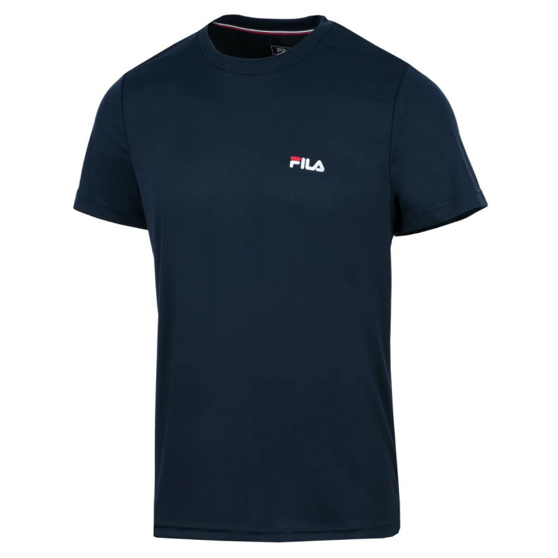 T-shirt Fila Logo Small Coton Bleu Marine - Esprit Padel Shop