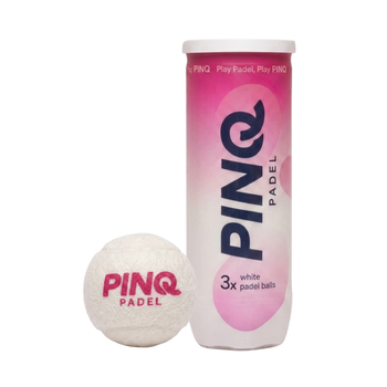 Tubo de 3 bolas PINQ Padel Branco - Esprit Padel Shop