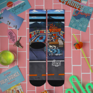 Chaussettes American Socks Palm Springs Motel - Esprit Padel Shop