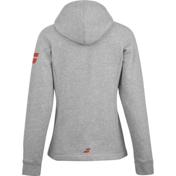 Veste Babolat Exercise Hood Jacket Gris Femme - Esprit Padel Shop