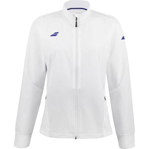 Veste Babolat Play Jacket Blanc Femme 2024 - Esprit Padel Shop