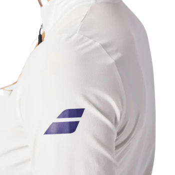 Veste Babolat Play Jacket Blanc Femme 2024 - Esprit Padel Shop
