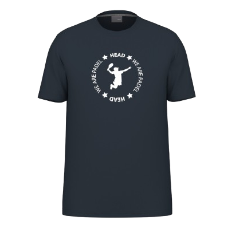 T-shirt Head We Are Padel Bleu Marine face - Esprit Padel Shop