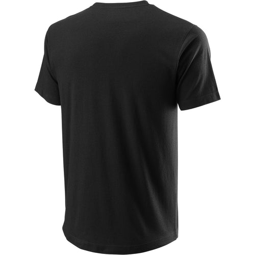T-shirt Wilson Night Session Tee noir dos - Esprit Padel Shop