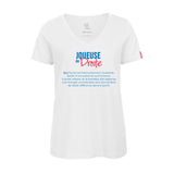 T-shirt TBT – Joueuse de Droite en Coton Organique Femme - Esprit Padel Shop