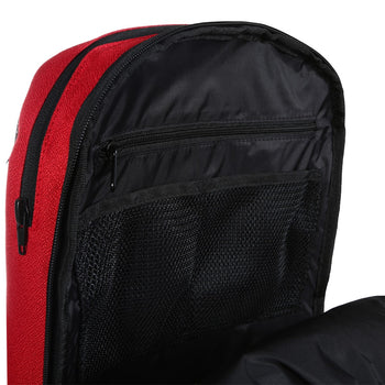 Sac à dos Wilson bela Dna rouge ouvert - Esprit Padel Shop