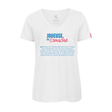 T-shirt TBT – Joueuse de Gauche en Coton Organique Femme - Esprit Padel Shop