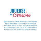 T-shirt TBT – Joueuse de Gauche en Coton Organique Femme - Esprit Padel Shop