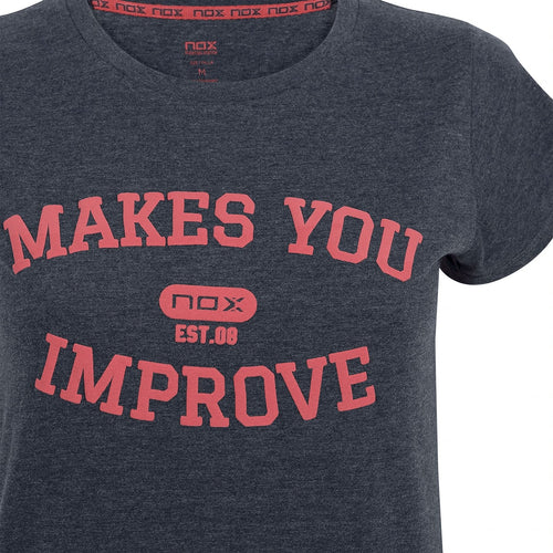 T-shirt Nox Basic Femme Bleu Marine - Esprit Padel Shop