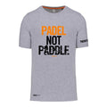 T-shirt TBT - Padel Wear® Padel not Paddle grey
