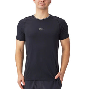 T-shirt Wilson Series Seamless ziphnly 2.0 noir Bela Face- Esprit Padel Shop