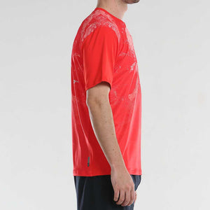 T-shirt Bullpadel Nuco rouge cote - Esprit Padel Shop
