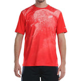 T-shirt Bullpadel Nuco rouge face - Esprit Padel Shop