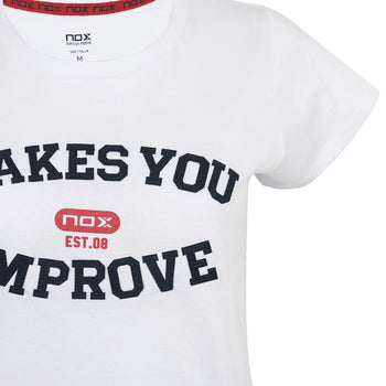 T-shirt Nox Basic Femme Blanc - Esprit Padel Shop