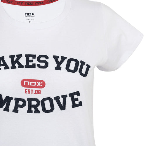 T-shirt Nox Basic Femme Blanc - Esprit Padel Shop