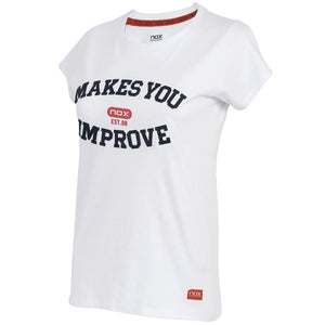 T-shirt Nox Basic Femme Blanc - Esprit Padel Shop