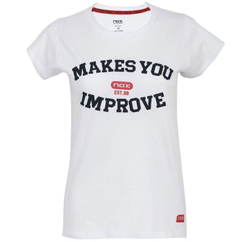 T-shirt Nox Basic Femme Blanc - Esprit Padel Shop