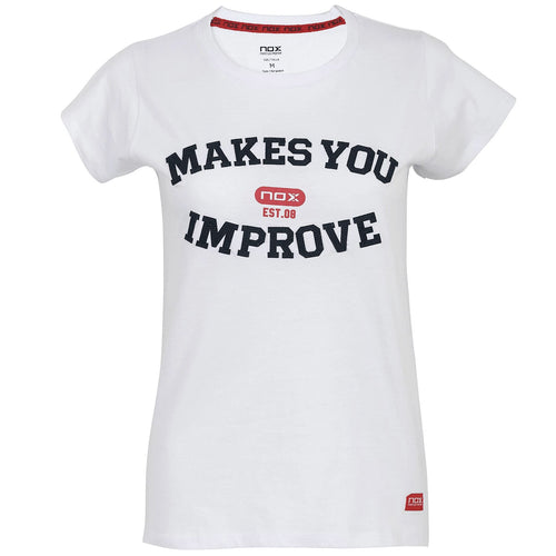 T-shirt Nox Basic Femme Blanc - Esprit Padel Shop