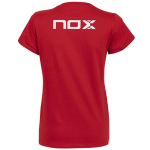 T-shirt Nox Basic Femme rouge - Esprit Padel Shop