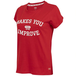 T-shirt Nox Basic Femme rouge - Esprit Padel Shop